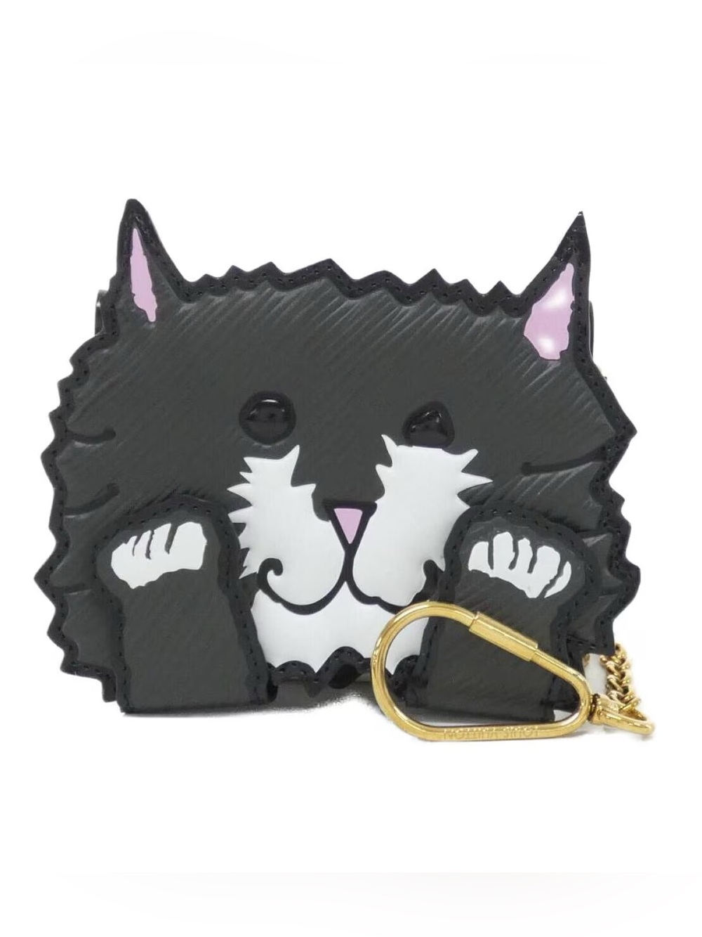 Louis Vuitton Grace Coddington Catogram Card Holder Pouch Epi Gray M63898
